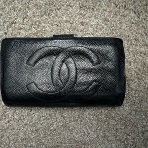 Black Chanel wallet